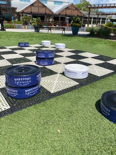 Mega Chess Giant Checkers Custom MegaChess 10 Inch Plastic Giant Checkers