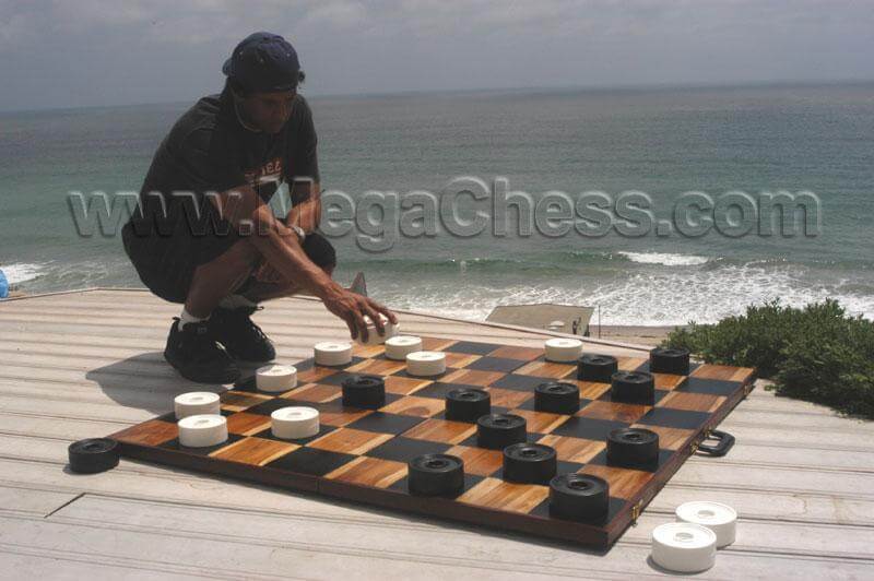 Mega Chess Giant Checkers Custom MegaChess 4 Inch Plastic Giant Checkers