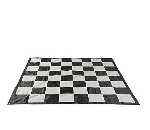 Mega Chess Giant Checkers Mega Checker Plastic Set 4" Diameter with Chess Board