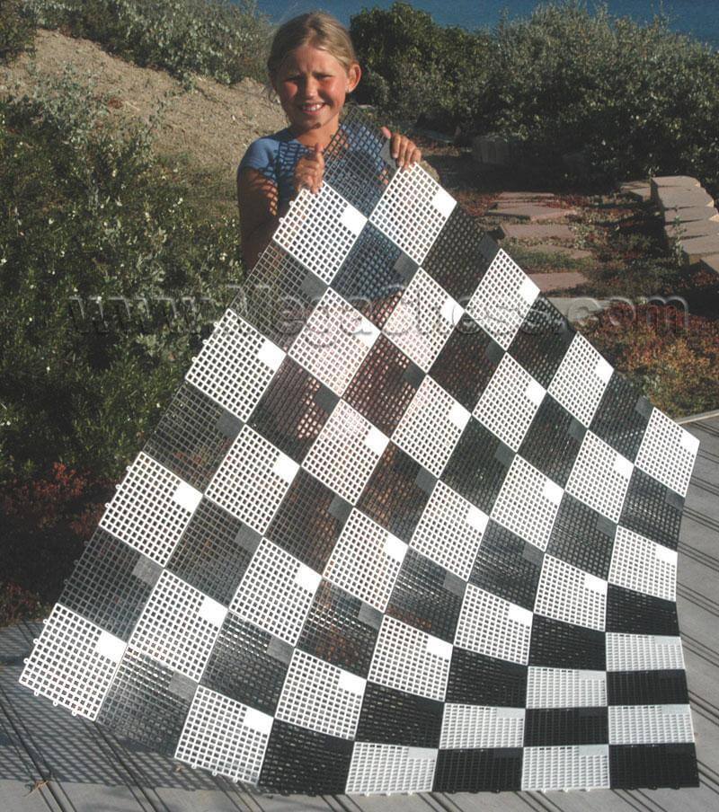 Mega Chess Giant Chess Boards MegaChess Hard Plastic Giant Chess Board with 7 Inch Squares