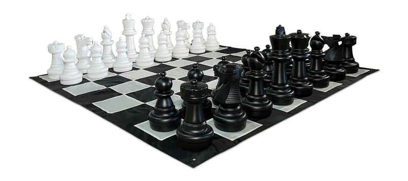 Mega Chess Giant Chess Boards MegaChess Quick-Fold Nylon Giant Chess Mat With 13 Inch Squares