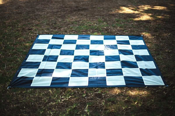 Mega Chess Giant Chess Boards MegaChess Quick-Fold Nylon Giant Chess Mat With 6 Inch Squares