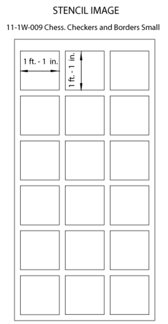 Mega Chess Giant Chess Boards MegaChess Template For Giant Chess Board With 13 Inch Squares 8' 8" x 8' 8"