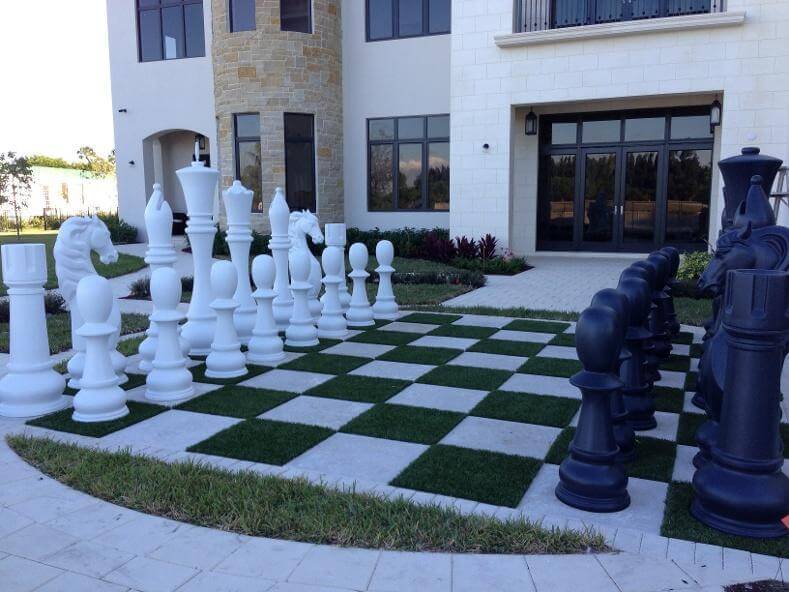 Mega Chess Giant Chess Sets MegaChess 72 Inch Fiberglass Giant Chess Set