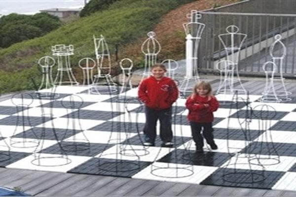 Mega Chess Giant Chess Sets MegaChess 72 Inch Topiary Wire Frame Giant Chess Set