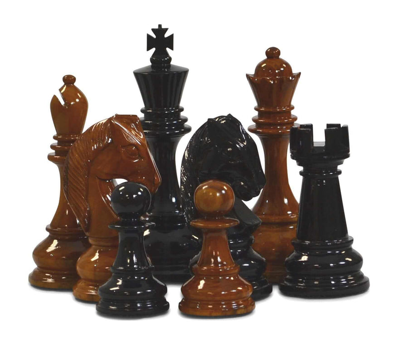 Mega Chess Giant Chess Sets MegaChess 8 Inch Teak Giant Chess Set