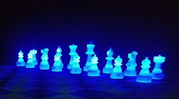 MegaChess Floor Games MegaChess 25 Inch Plastic Light-up LED Giant Chess Set