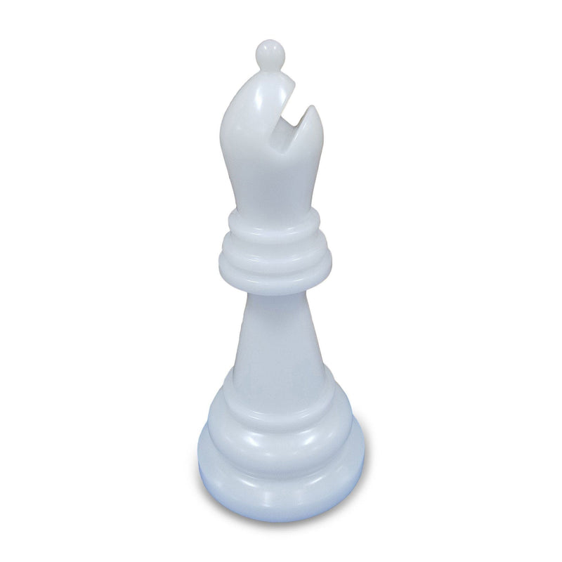 MegaChess Floor Games MegaChess 27 Inch White Perfect Bishop Giant Chess Piece