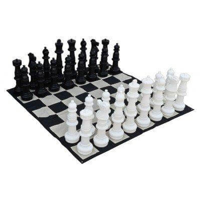 MegaChess Floor Games MegaChess 37 Inch Plastic Giant Chess Set with Nylon Mat