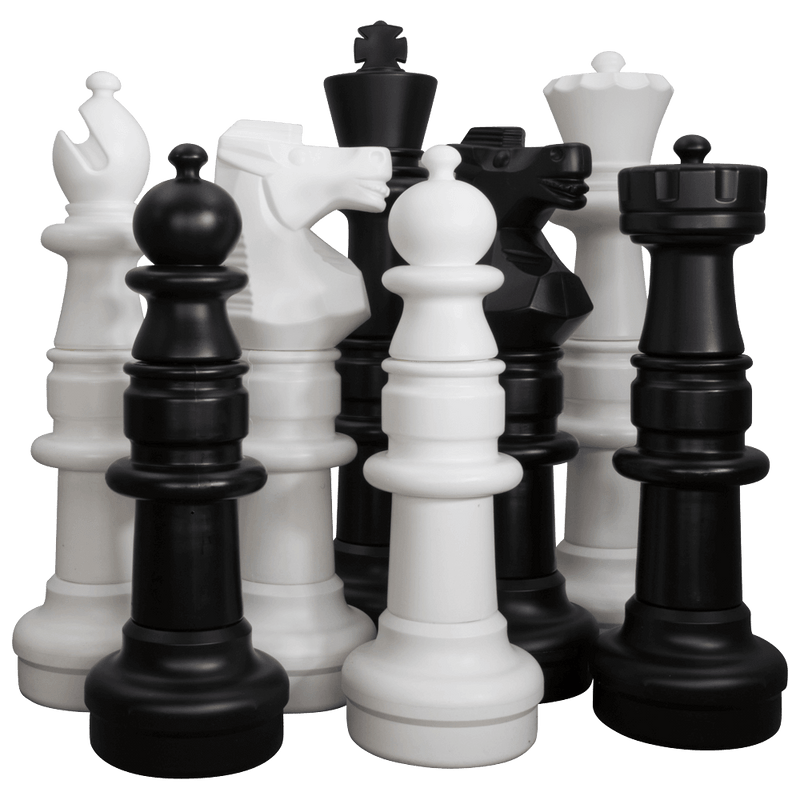 MegaChess Floor Games MegaChess 37 Inch Plastic Giant Chess Set with Plastic Board