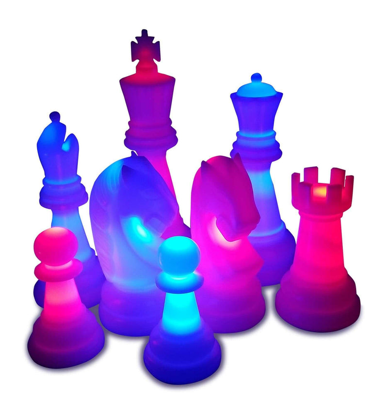 MegaChess Floor Games MegaChess 48 Inch Perfect LED Giant Chess Set - Option 3 - Day and Night Deluxe Set