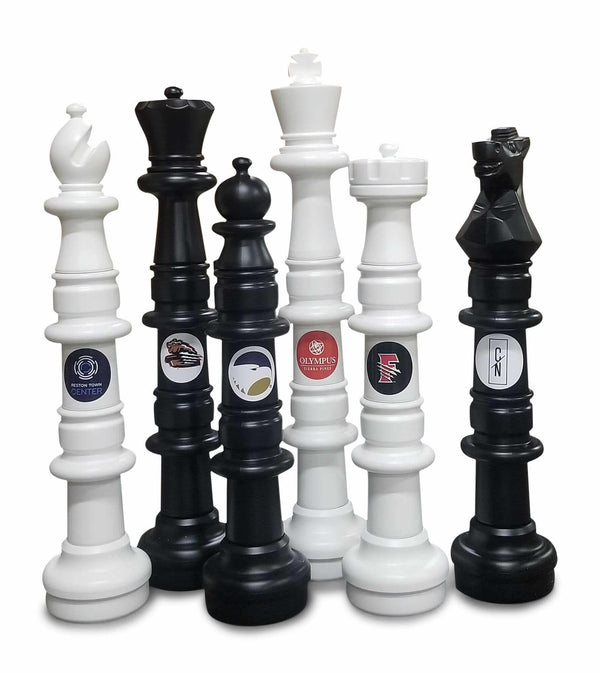 MegaChess Floor Games MegaChess Custom 49 Inch Plastic Giant Chess Set