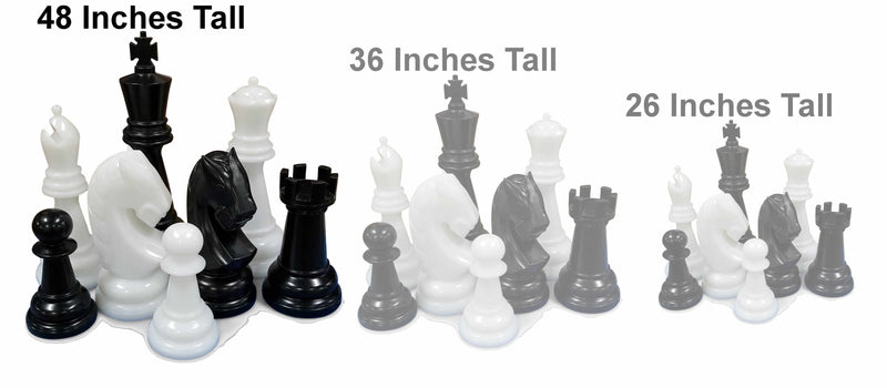 MegaChess Floor Games MegaChess Personalized 48-Inch Perfect Giant Chess Set