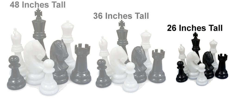 MegaChess Floor Games Personalized MegaChess 26 Inch Perfect Giant Chess Set