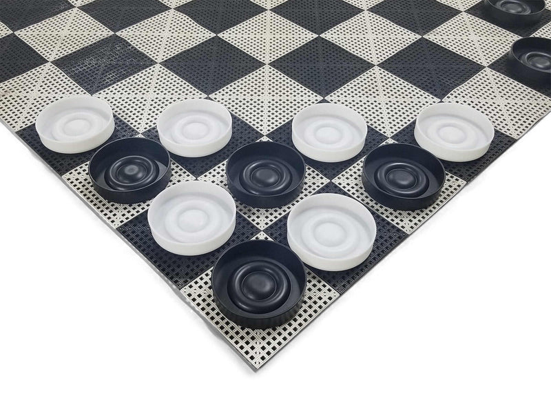 MegaChess Floor Games The Perfect Giant Checker Set | 10 Inches Wide | MegaChess