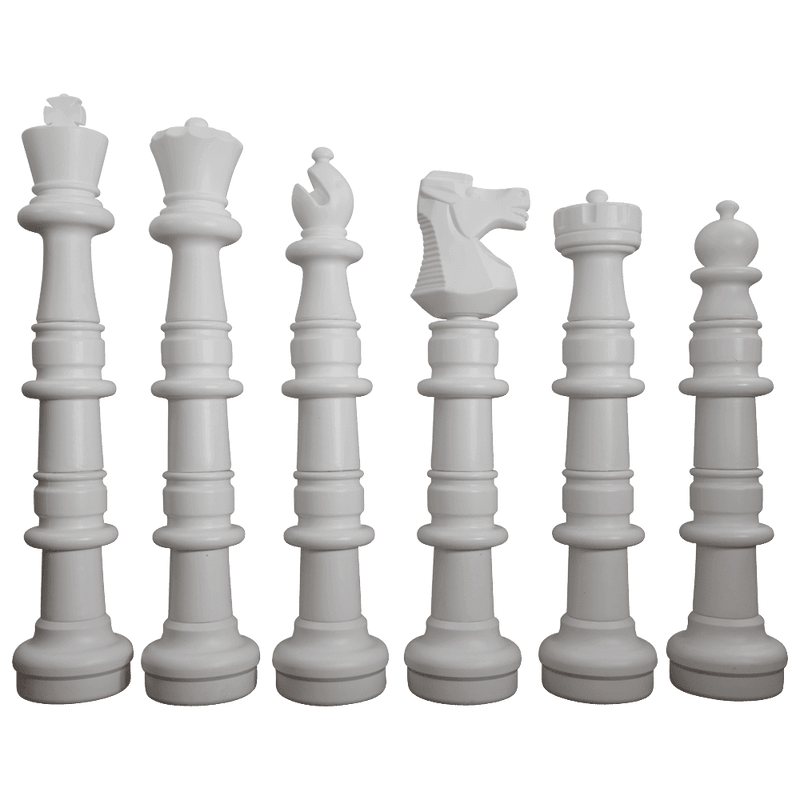 MegaChess MegaChess 49 Inch Plastic Giant Chess Set with Commercial Grade Roll-up Chessboard