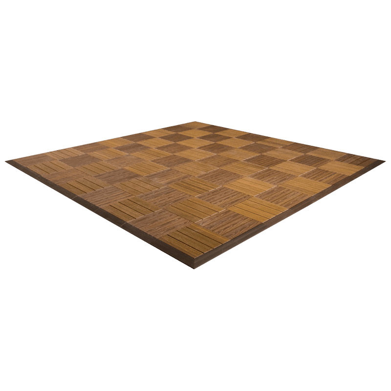 MegaChess MegaChess Commercial Grade Synthetic Wood Giant Chess Board 12 Inch Squares Optional Safety Edge Ramps