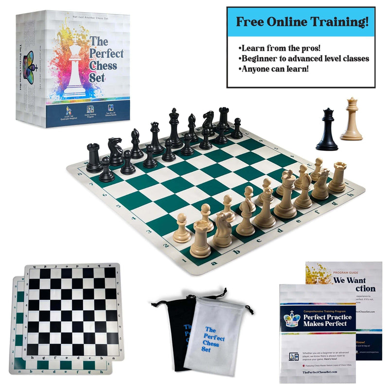 MegaChess Staunton Quadruple Weighted Chess Set