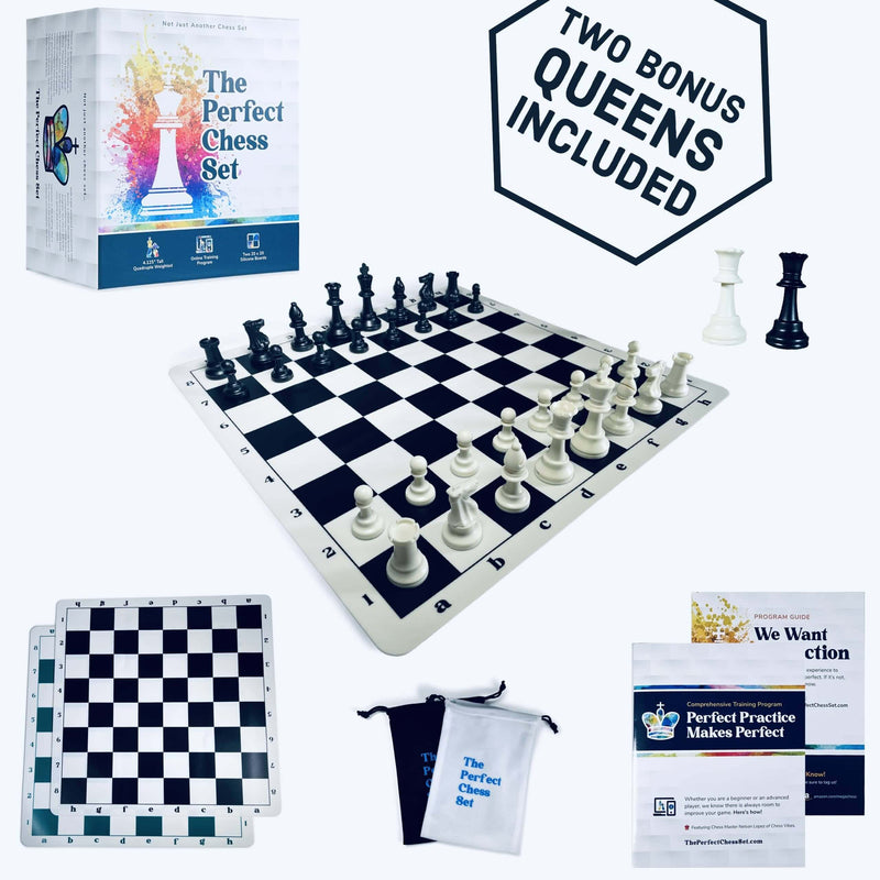 MegaChess Staunton Triple Weighted Chess Set