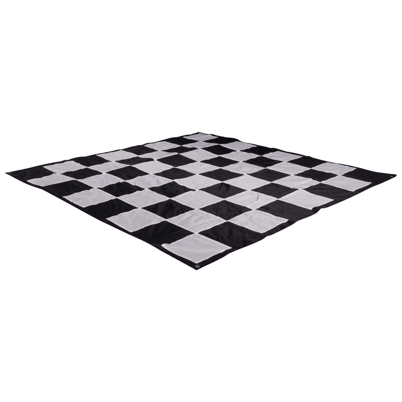 megachess-usd MegaChess Quick-Fold Nylon Giant Chess Mat with 8 Inch Squares