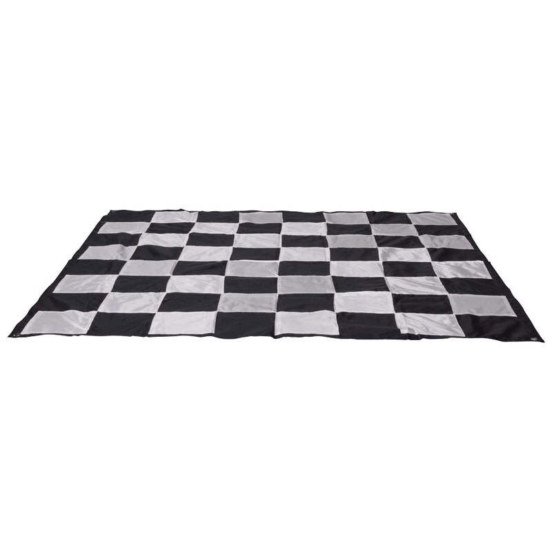 megachess-usd MegaChess Quick-Fold Nylon Giant Chess Mat with 8 Inch Squares